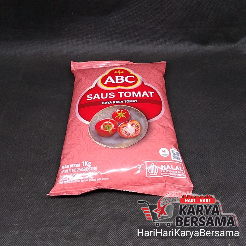 

BAHAN MASAK ABC TOMATO KETCHUP SAUS TOMAT PILLOW 1000GR