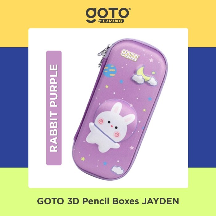 

Goto Jayden Kotak Pensil Anak Tempat Alat Tulis 3D Karakter Timbul - DINO BLACK