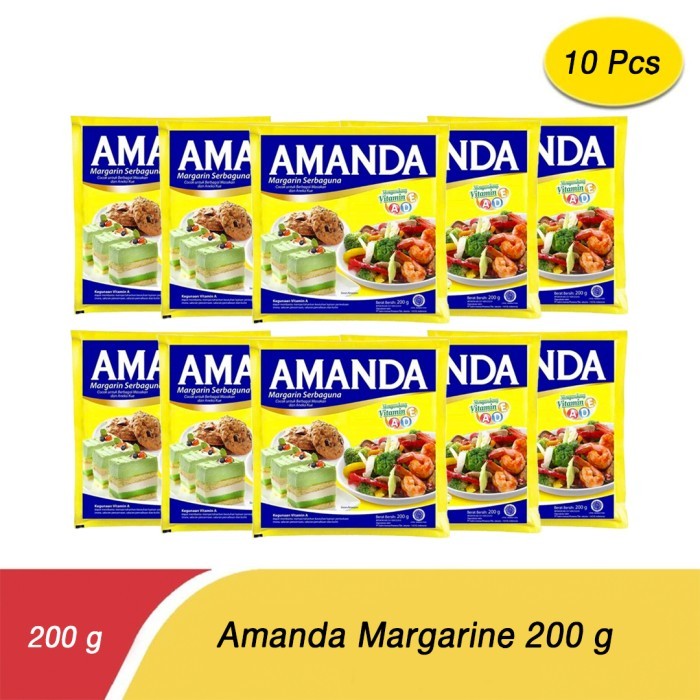 

[NEW] Amanda Margarine 200 gr- 10 Sachet
