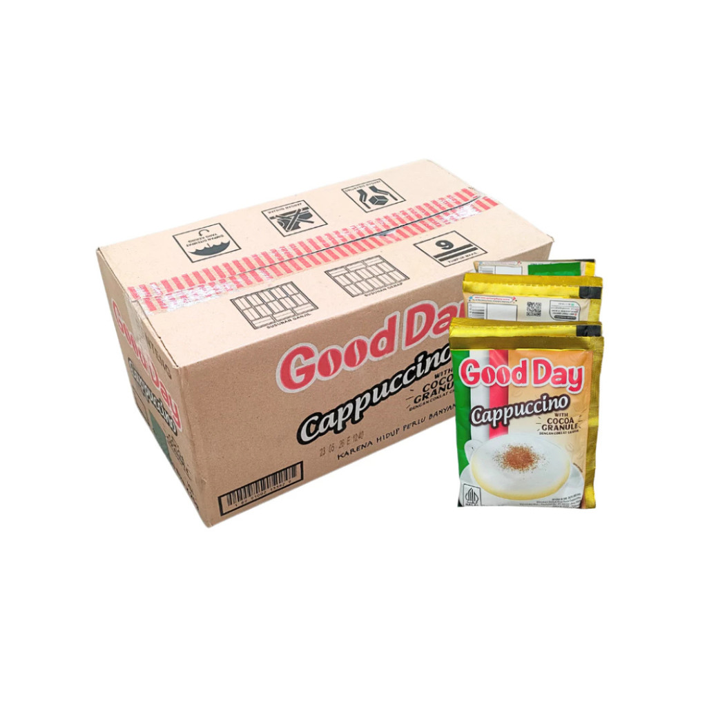 

Good Day Cappuccino Cocoa Granule 1 Karton (120 Sachet)
