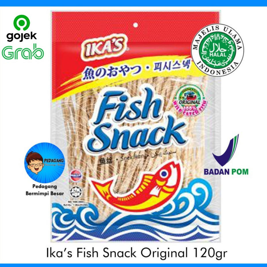 

Ikas Fish Snack Original 120gr | Snack Ikan Malaysia | Snack Lidi Ikan