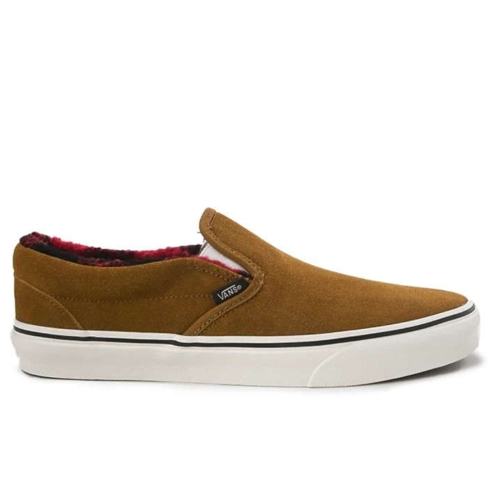 VANS SLIP ON COZY HUG BLACK - GOLDEN BROWN ORIGINAL - GOLDEN BROWN