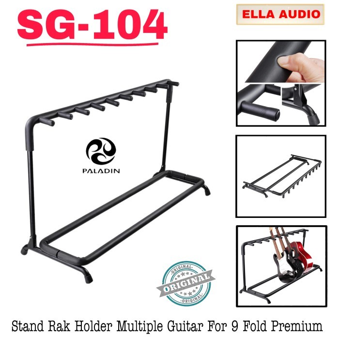 stand Rak Gitar paladin gitar sg104 rack besi Multiple