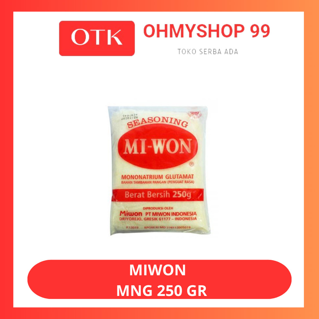 

MIWON MNG Bumbu Penguat Rasa Micin 250gr