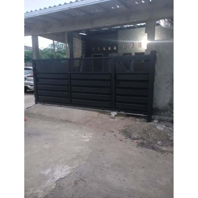 pagar plat bending modern