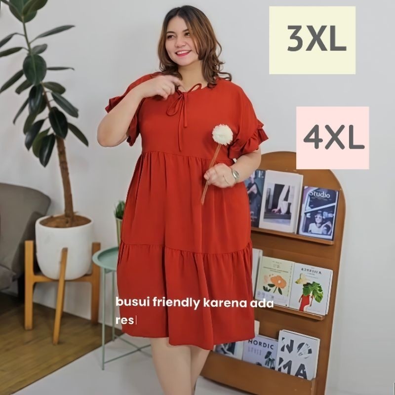 TERMURAH NEW DRES JUMBO LD 130 LD140 CM pp-44