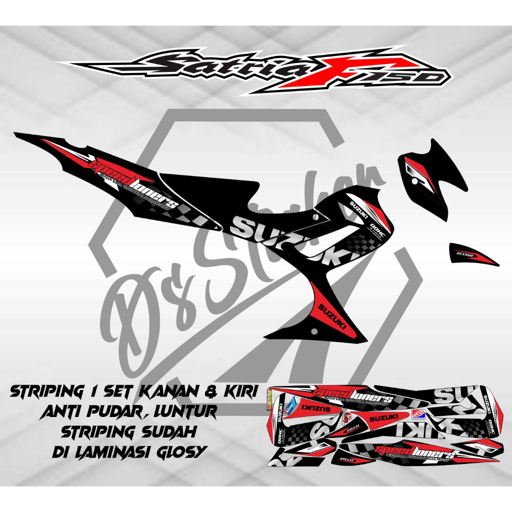 Striping Motor Satria Fu Barong/cbu Variasi Speedloners