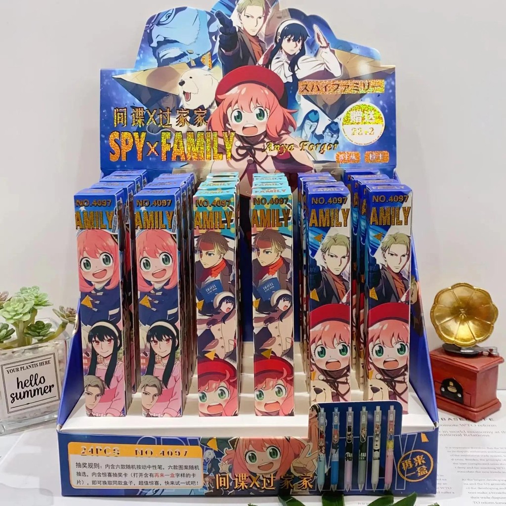 

Random 1Pcs Kawaii Anime Gel Pen Cartoon ballpoint pen Cute Stationary Supplies Back To School birthday gift
