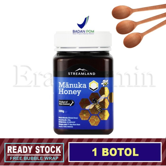 

500gr Streamland Madu Manuka UMF 5+ Honey Original New Zealand ASLI - 1 BOTOL