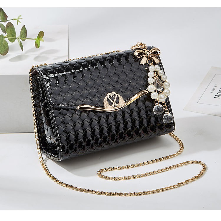 Tas Pesta Jelly Gantungan Mutiara - Tas Wanita Import - Tas Pesta Cantik Elegan PX 323