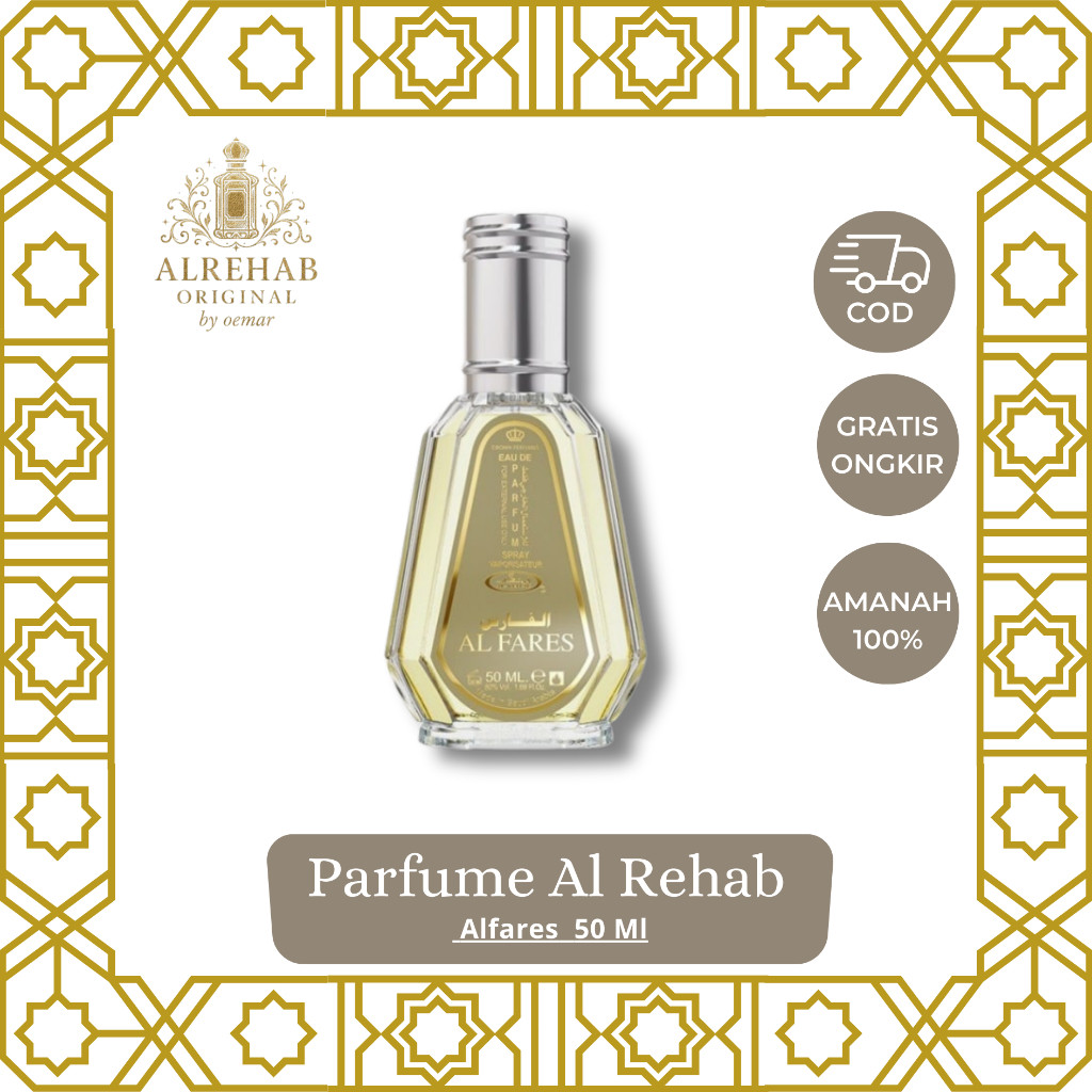 parfum alfares spray original alrehab-parfum Arab Saudi original parfume pria import tahan lama mura