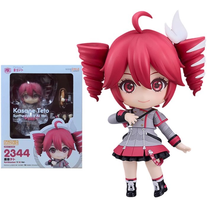 In Stock Original Good Smile Nendoroid GSC 2344 Kasane Teto Synthesizer V AI Ver 10CM Anime Figure M