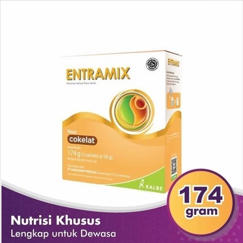 

[PROMO]Best Seller ENTRAMIX Susu Rasa Coklat 185gram KALBE