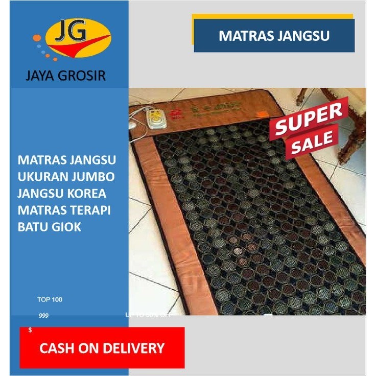 matras jangsu terapi kesehatan panas batu giok