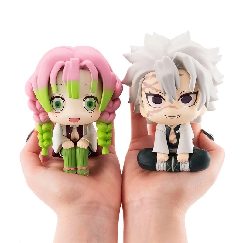 10cm Demon Slayer: Kimetsu no Yaiba Anime Figure Kanroji Mitsuri Action Figures PVC Shinazugawa Sane