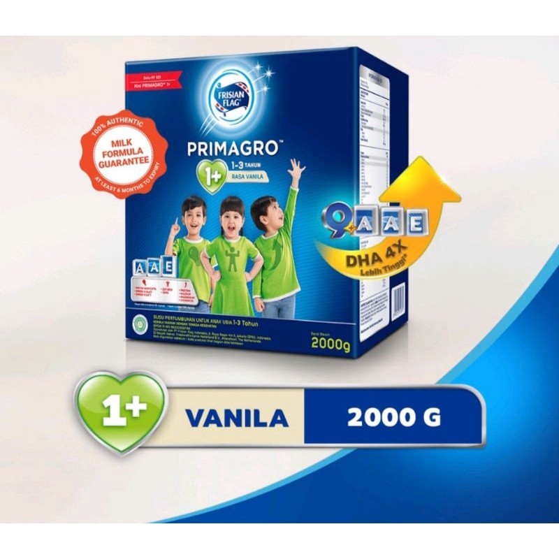 Frisian Flag Primagro 1+ Vanila/Madu 2000gr
