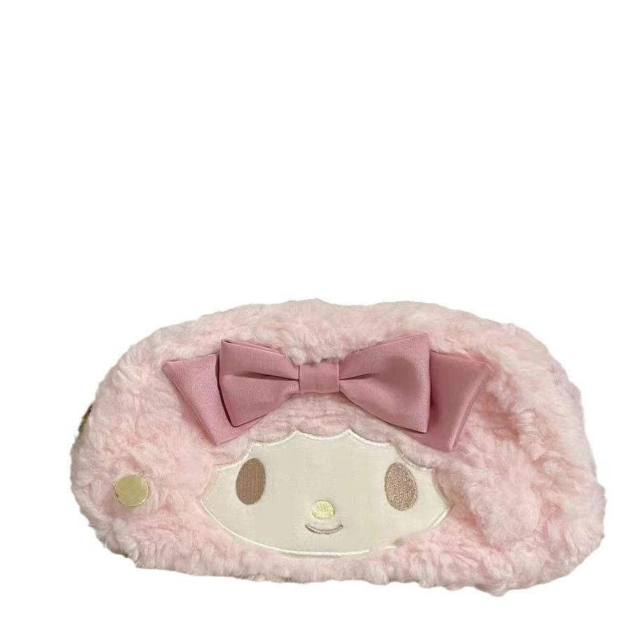 

Kotak Pensil Boneka Bulu Lucu CINAMOROLL MELODY Edition Gwiyeo Pencil Case Stationery Bag Kawaii