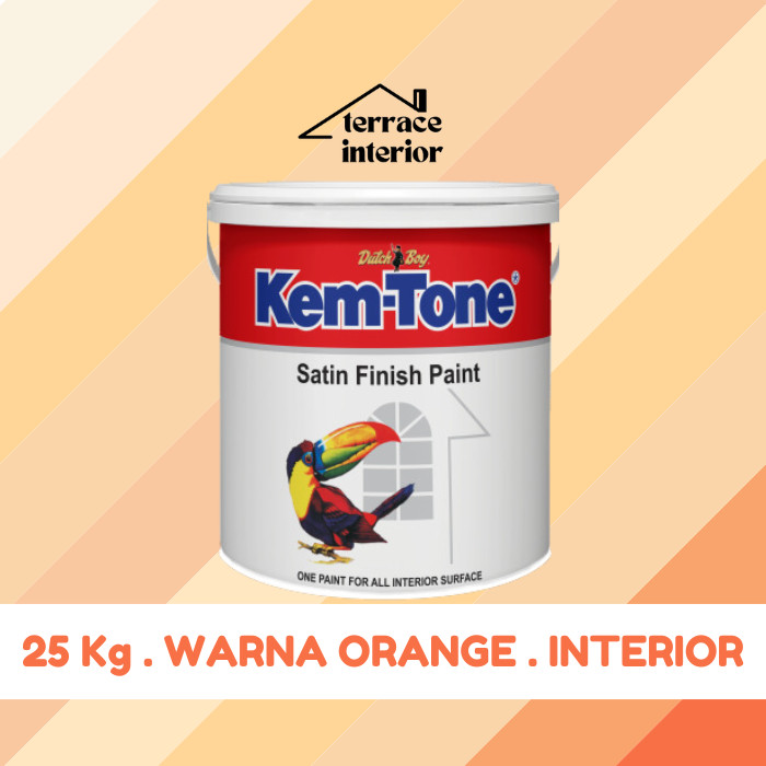 Cat Tembok Kemtone Interior Warna Cream 25 Kg