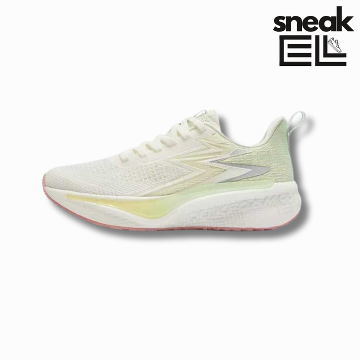 361° High Speed Q Comfortable White Green Original Sepatu Running Wanita/Running Shoes 572522288