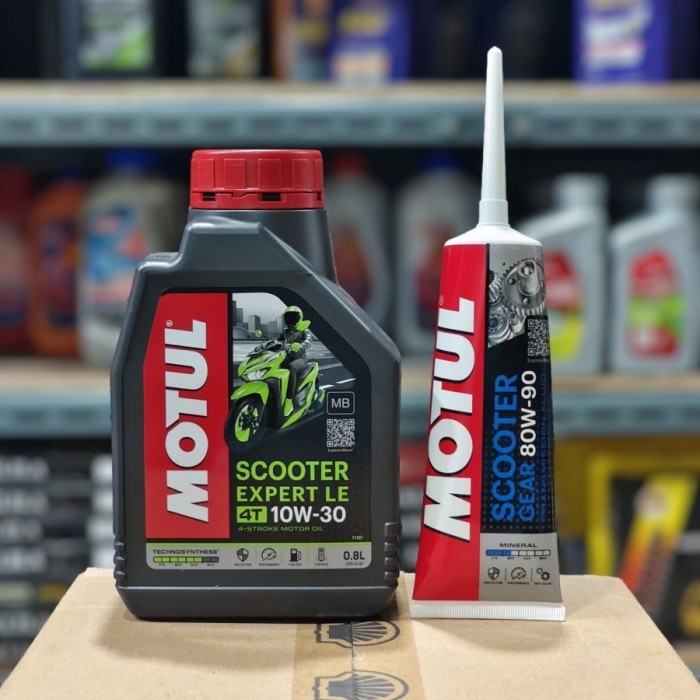 OLI MOTUL SCOOTER EXPERT LE 10W30 800ML OLI MOTOR MATIC - 1 GARDAN MOTUL