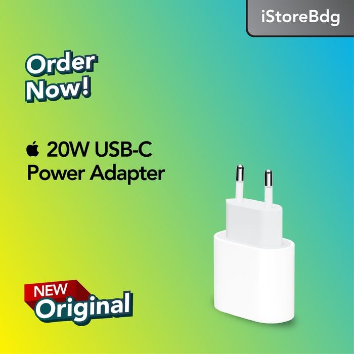 Restok Apple 20W USB-C Power Adapter Charger iPhone Original TAM / iBox