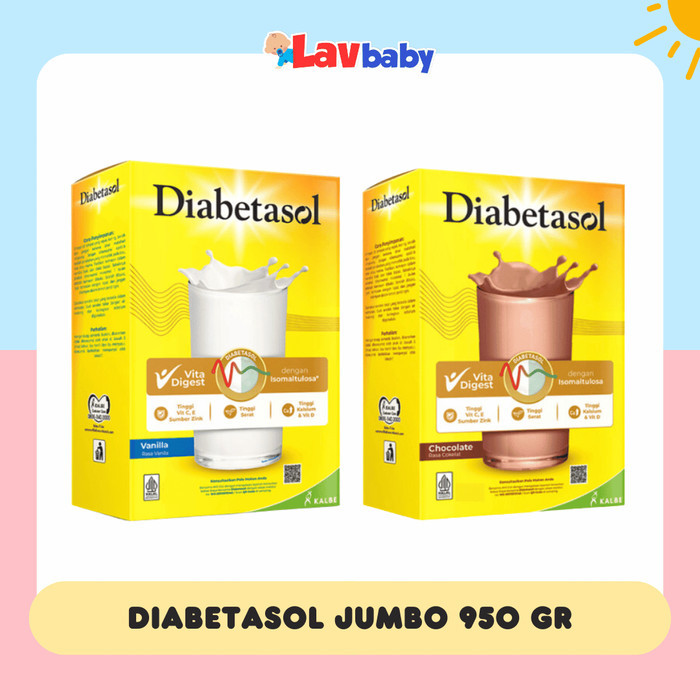 

Diabetasol Susu Diabetes 950 gr 950gr 1kg 1000 - Coklat 950gr