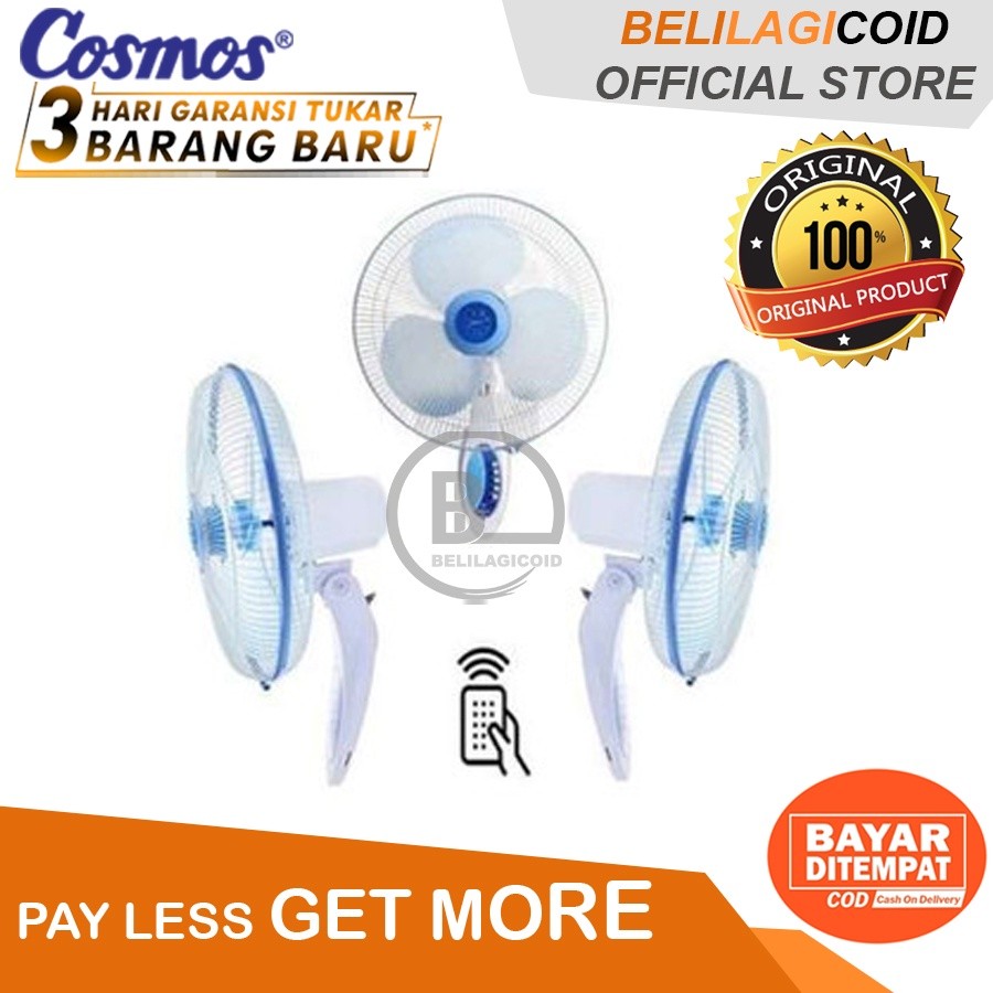 (cod) Miyako Kipas Angin Dinding KAW 1689 RC PL