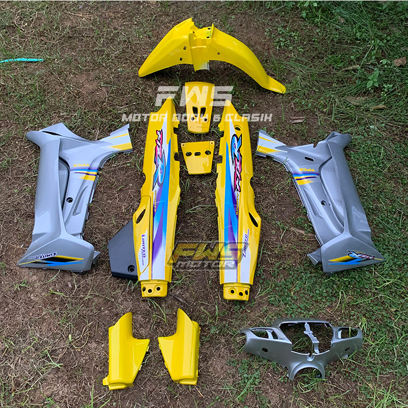 Full set Body Fizr Kuning Silver LE