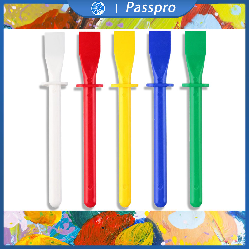 

Spatula Silikon Pisau Palet Silikon Pisau Alat Lem 5pcs Pengoles Lem