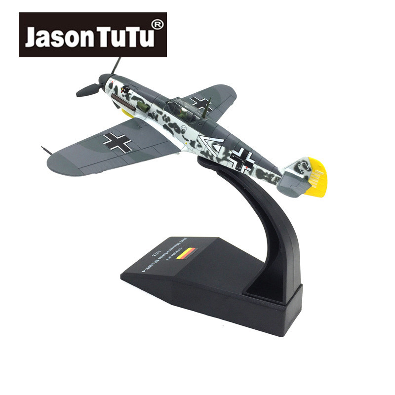 JASON TUTU 1/72 Scale Diecast Alloy Model German Fighter War Thunder BF109 Military Missile Bomber B