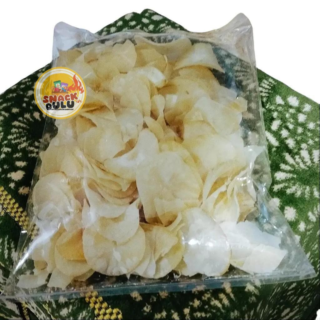 

Kripik Singkong Renyah Gurih Asin 250 GR - 1 KG – Camilan Jadul Rasa Juara!