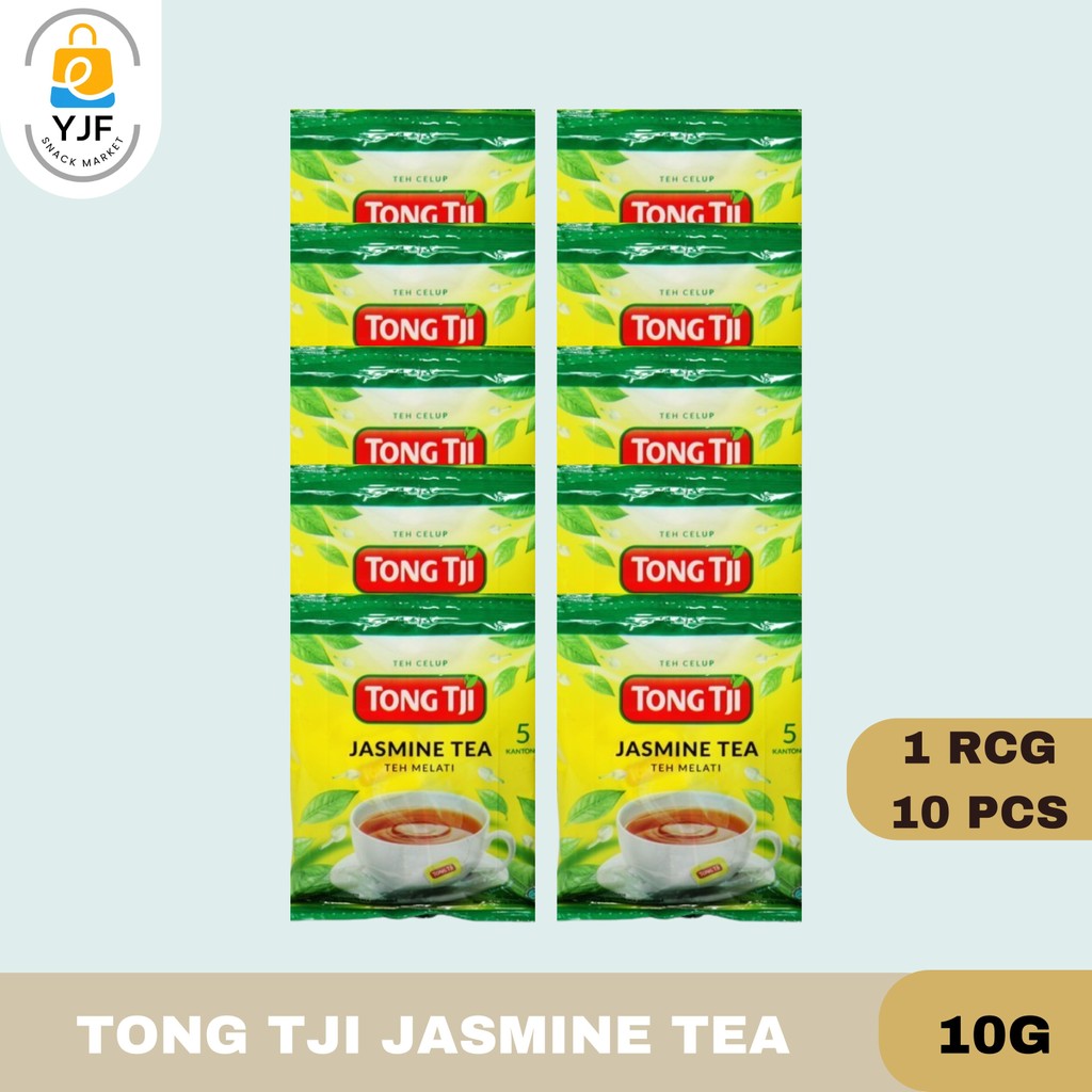 

Tong Tji Jasmine Tea / Teh Melati Sachet 10g 1 Rcg / 10 Pcs