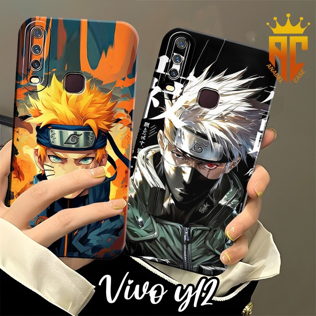 SOFTCASE VIVO Y12 Y12I Y15 Y17 Y19 Y30 Y30I Y50 Fashion Case Motif Naruto Shippuden - Case Vivo - Ca