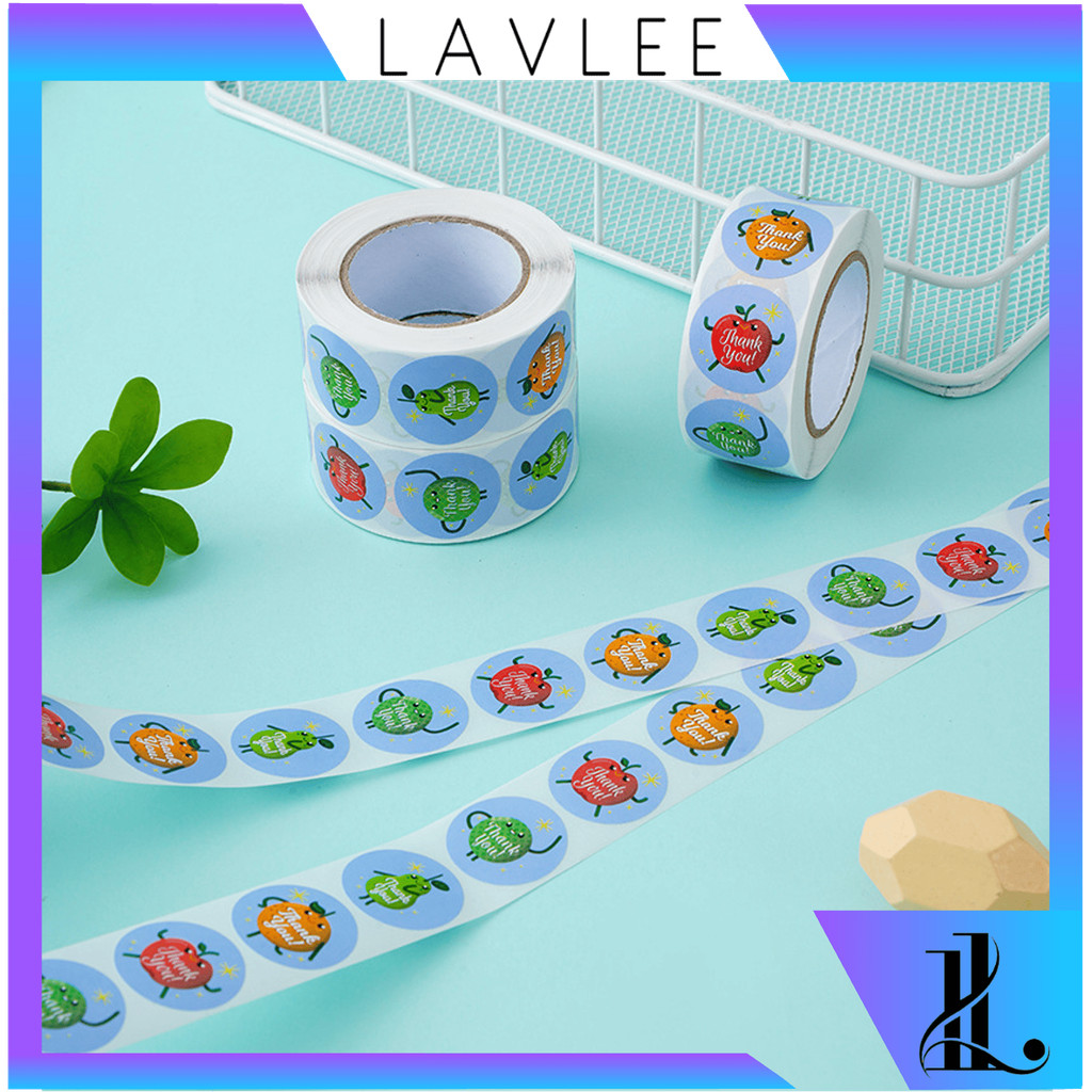 

Lavlee - 6593 500 Pcs Stiker Selamat Menikmati / Stiker Roll 500 PCS / Stiker Roll Catering Motif Beragam / Sticker Bulat Roll Unik / Tempelan Jualan Makanan 500 PCS / Sticker Bulat Roll Makanan Kue Terima Kasih