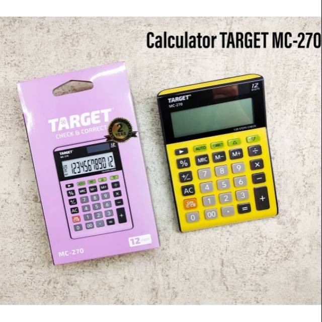 

[MS] CALCULATOR / KALKULATOR TARGET MC-270