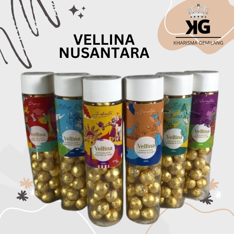 

KG - VELLINA COKLAT NUSANTARA (1 TOPLES ISI 50 PCS) Choco Ball Manis Bola Botol Mewah Anak Dewasa Murah