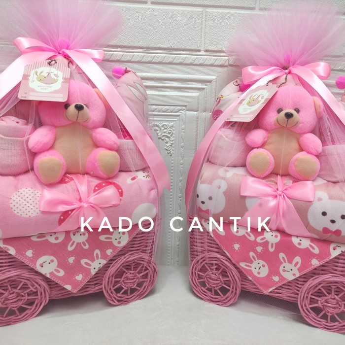 

Best Seller- Hampers bayi/ Kado bayi perempuan/ Baby hampers/ Kado bayi laki-laki - Star KC Pink