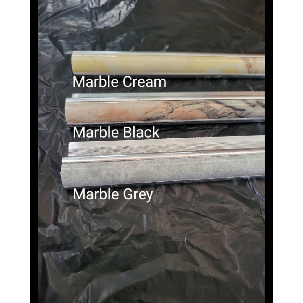 LIS ALMUNIUM TILE TRIM GRANIT ALUMINIUM BON BON KUKU MACAN LIS ALUMUNIUM SUDUT GRANIT KERAMIK TANGGA