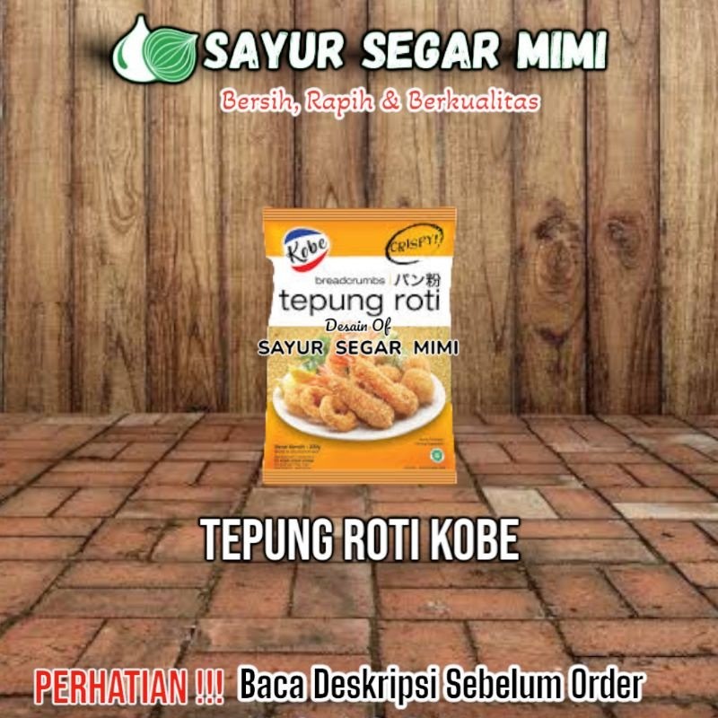 

Tepung Roti Kobe 200gram - Sayur Palembang