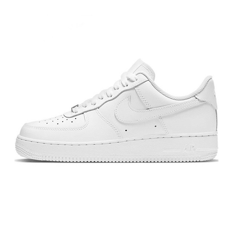 Nike Air Force 1 '07 One Low Classic Fashion Leather Men Women All White Outdoor Trainers Sports Sne