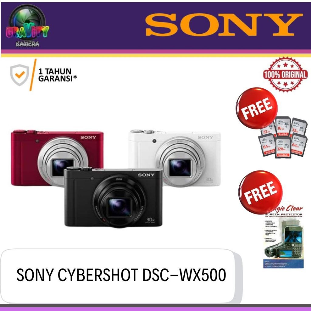 SONY CYBERSHOT DSC-WX500 / SONY DSC-WX500 / SONY WX500