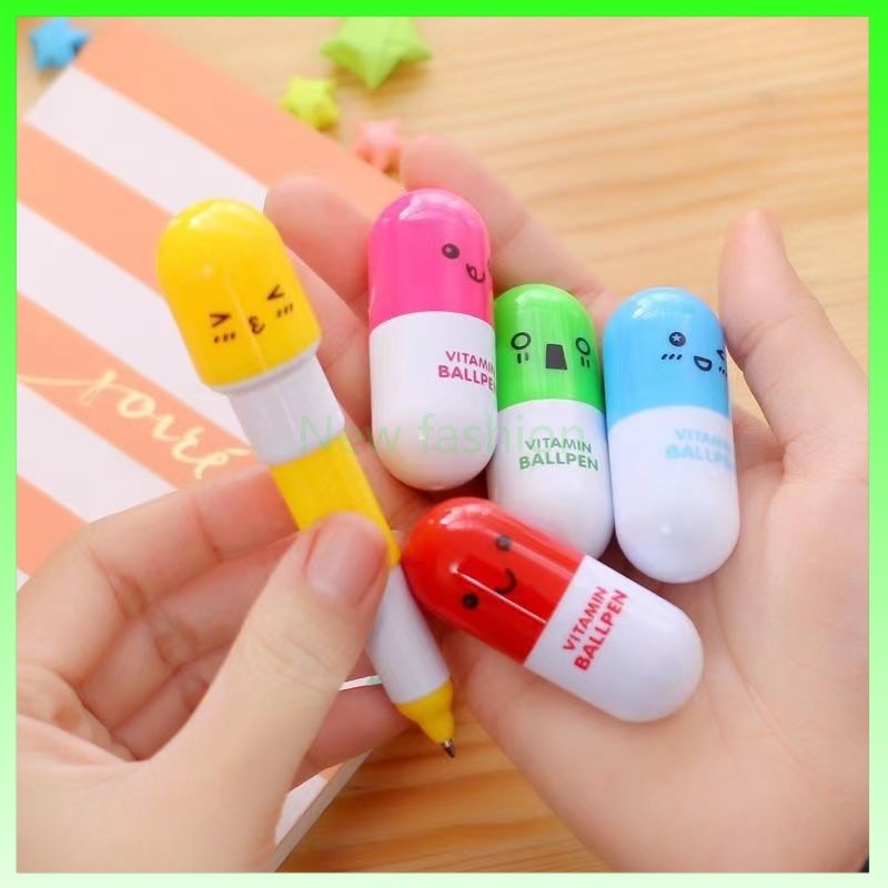 

Pulpen Lucu/Pulpen Kapsul Vitamin Pena Vitamin Unik Souvenir Vitamin Ballpen Pena Lucu