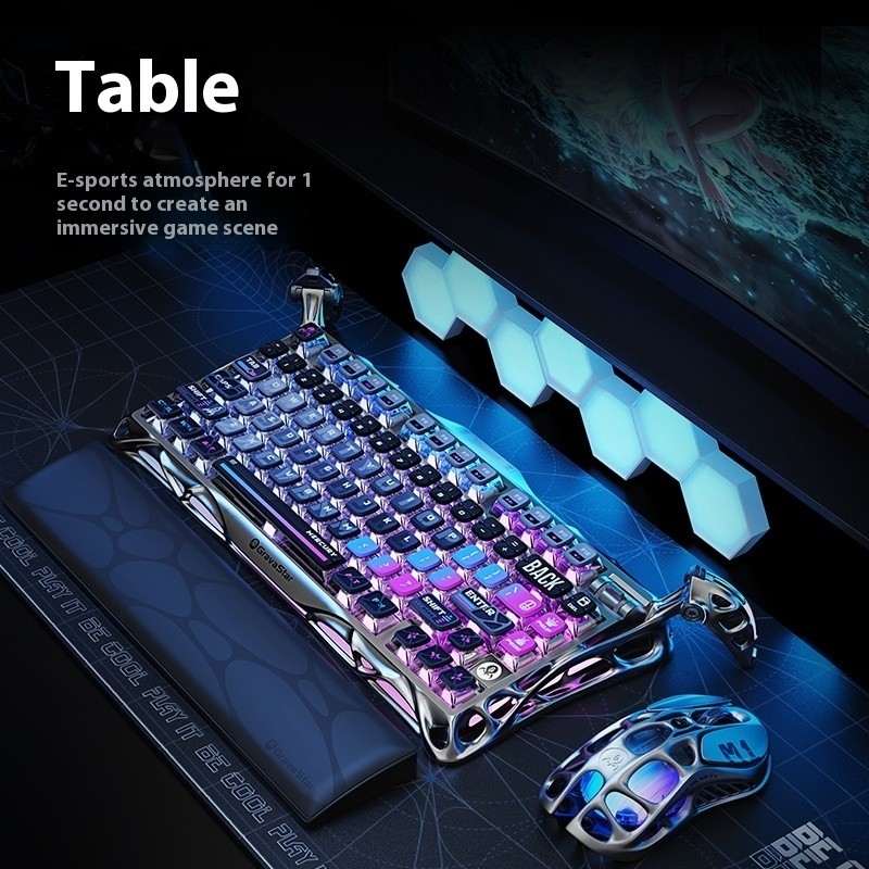 New Co Coon Breaking75K1Pro Mechanical Keyboard Cyber Customized Aluminum Alloy Wireless Gaming Espo