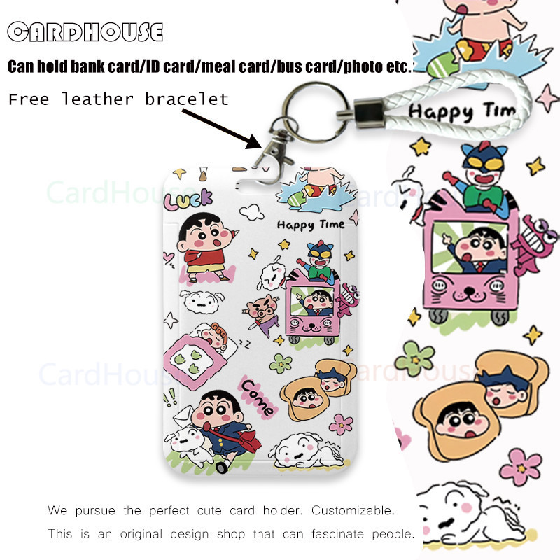 

( CardHouse ) INS ID CARD HOLDER Shinchan Kartun Lucu CF19 Tempat Kartu Photocard Photo Card