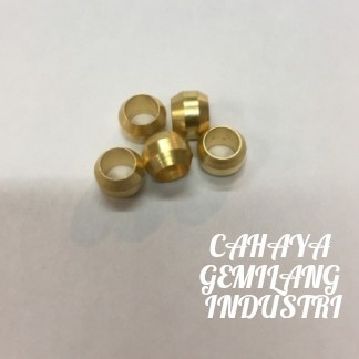Nepel Cincin Kuningan Diameter 6mm