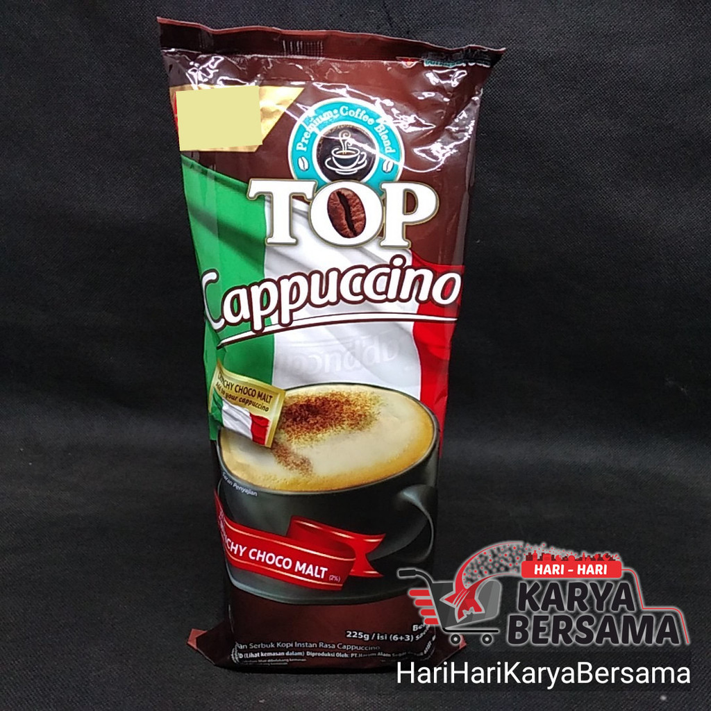 

KOPI BUBUK TOP CAPPUCCINO WITH CRUNCHY CHOCO MALT BAG 6'S X 25GR