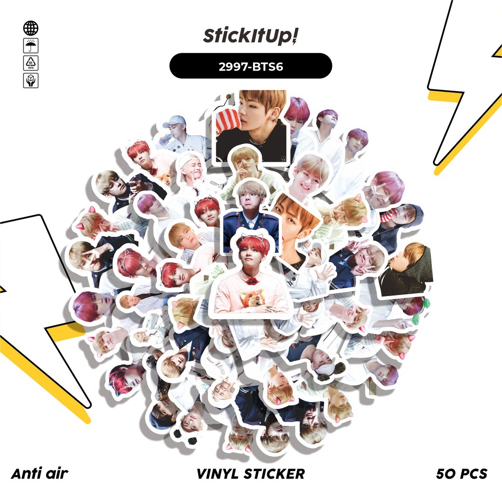 

COD✨ 50 Pcs Stiker TAEHYUNG SERIES 04 Lucu Anti Air Untuk Dekorasi Notebook Sepeda Skateboard Handphone DIY