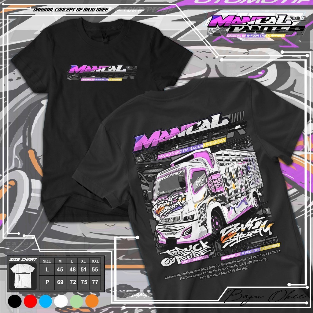ARTAKAOS BAJU OKEE KAOS MANCAL CANTER RFR 041 KAOS TRUK KAOS TRUK DEWASA KAOS TRUK OLENG