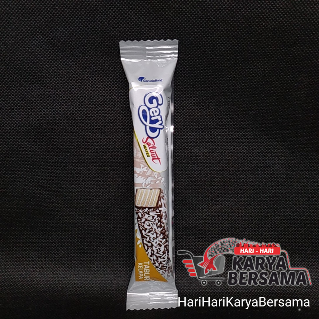 

MAKANAN RINGAN BISKUIT GERY SALUT WAFER CHOCOLATE COCONUT 17.5GR
