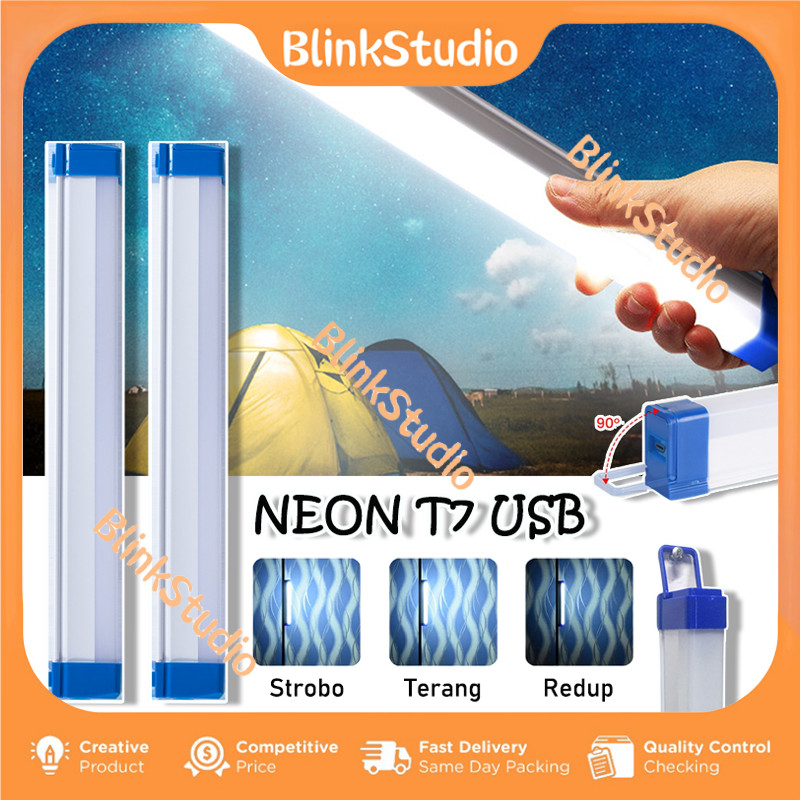 Lampu Emergency LED / Lampu Multifungsi Untuk Belajar Cas Usb